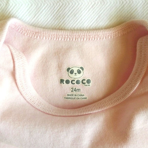 rococo unicorn graphic short sleeve bodysuit diaper shirt 24 months baby girl - Picture 4 of 5